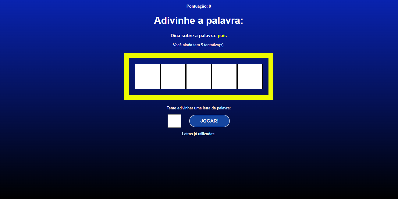 O Secret Word é um jogo para adivinhar palavras a partir das dicas.